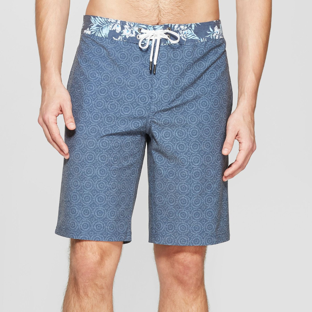 Men's 10" Ditzy Stamp Board Shorts
